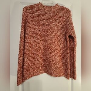 Women's St. John's Bay Sz Petite M Marled Knit Sweater - Red